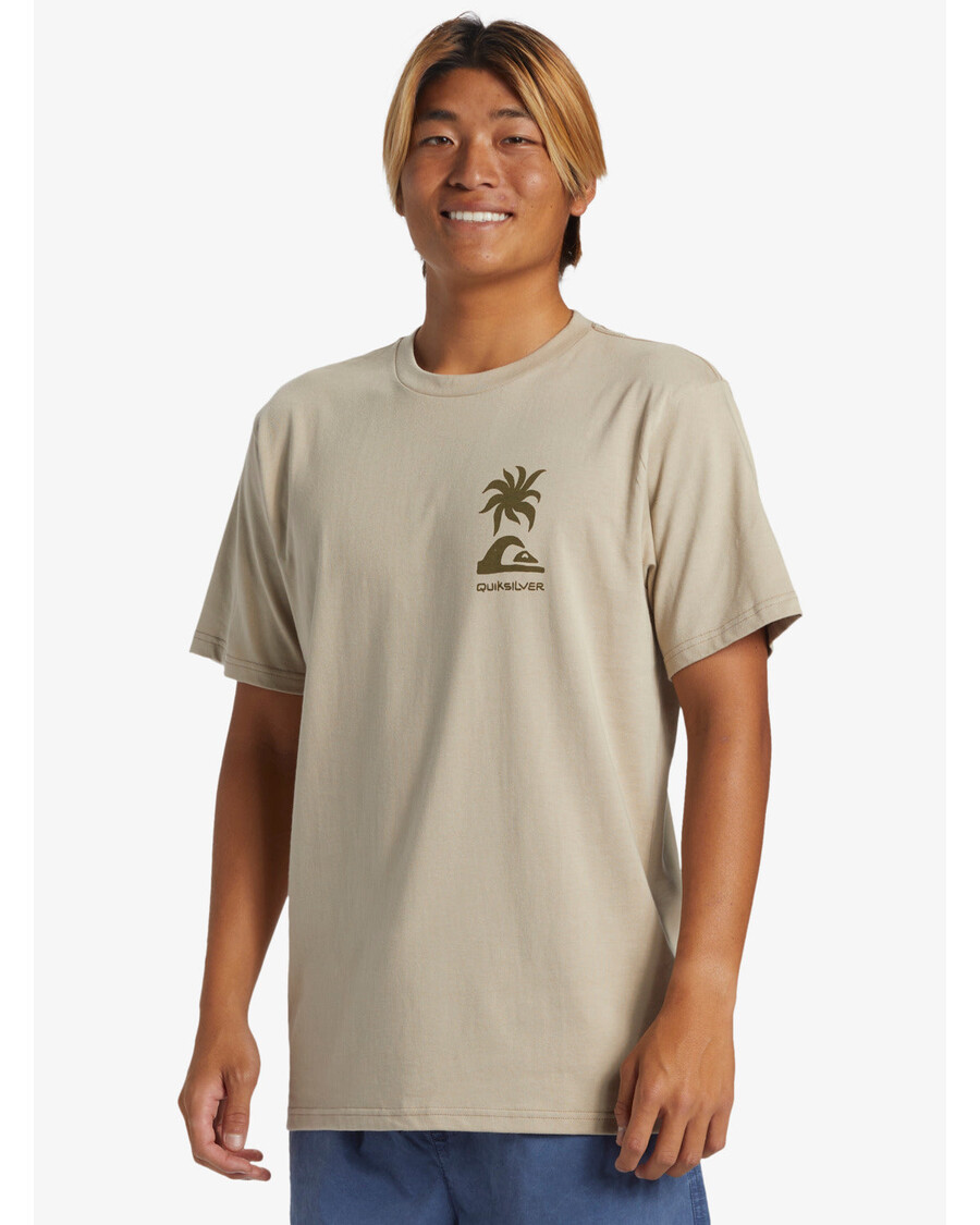 Quik Silver Tropical Breeze T-Shirt - Plaza Taupe