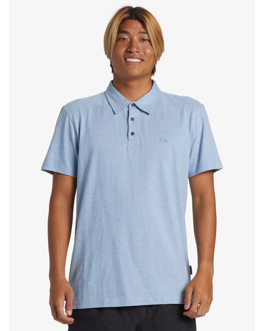Quik Silver Sunset Cruise Polo Shirt - Blue Shadow