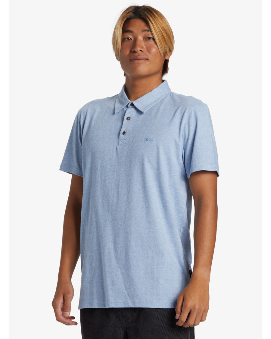 Quik Silver Sunset Cruise Polo Shirt - Blue Shadow