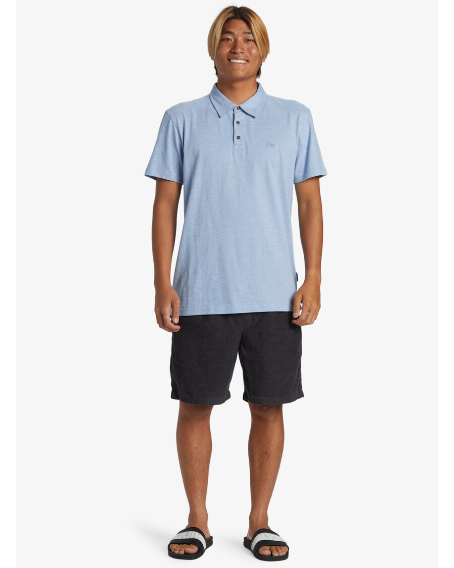 Quik Silver Sunset Cruise Polo Shirt - Blue Shadow