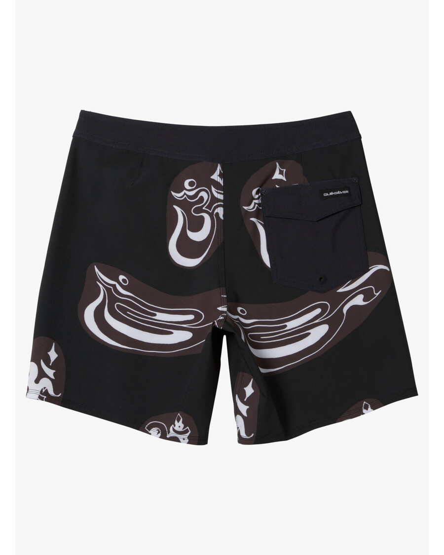 Quiksilver Surfsilk Straight Leg 19" Boardshorts - Asfalt