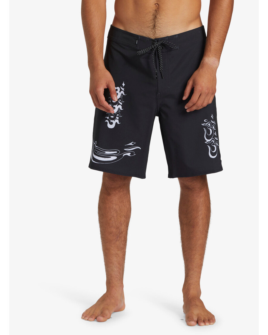 Quiksilver Surfsilk Straight Leg 19" Boardshorts - Asfalt