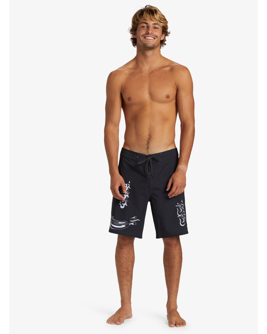 Quiksilver Surfsilk Straight Leg 19" Boardshorts - Asfalt