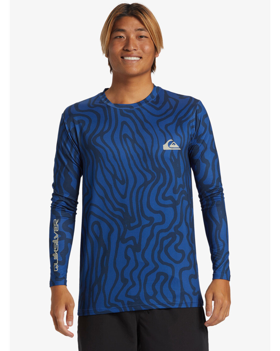 Quik Silver Everyday Long Sleeve Surf Tee - Monaco Blue