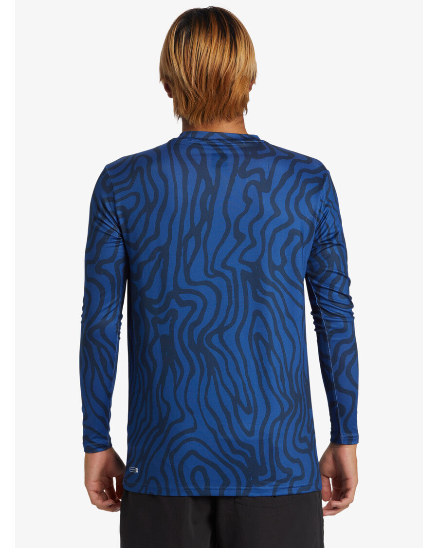 Quik Silver Everyday Long Sleeve Surf Tee - Monaco Blue