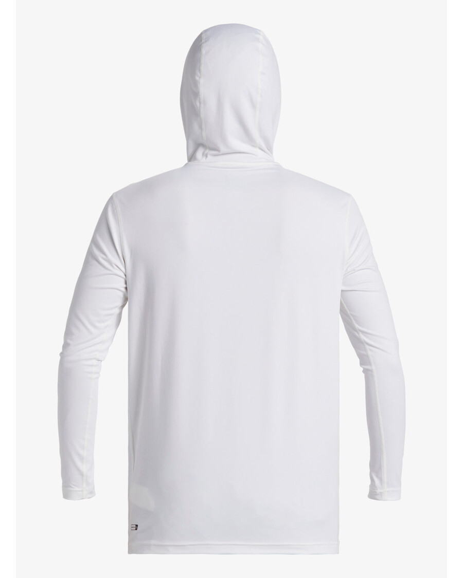 Quik Silver Everyday Hooded Surf Tee - White
