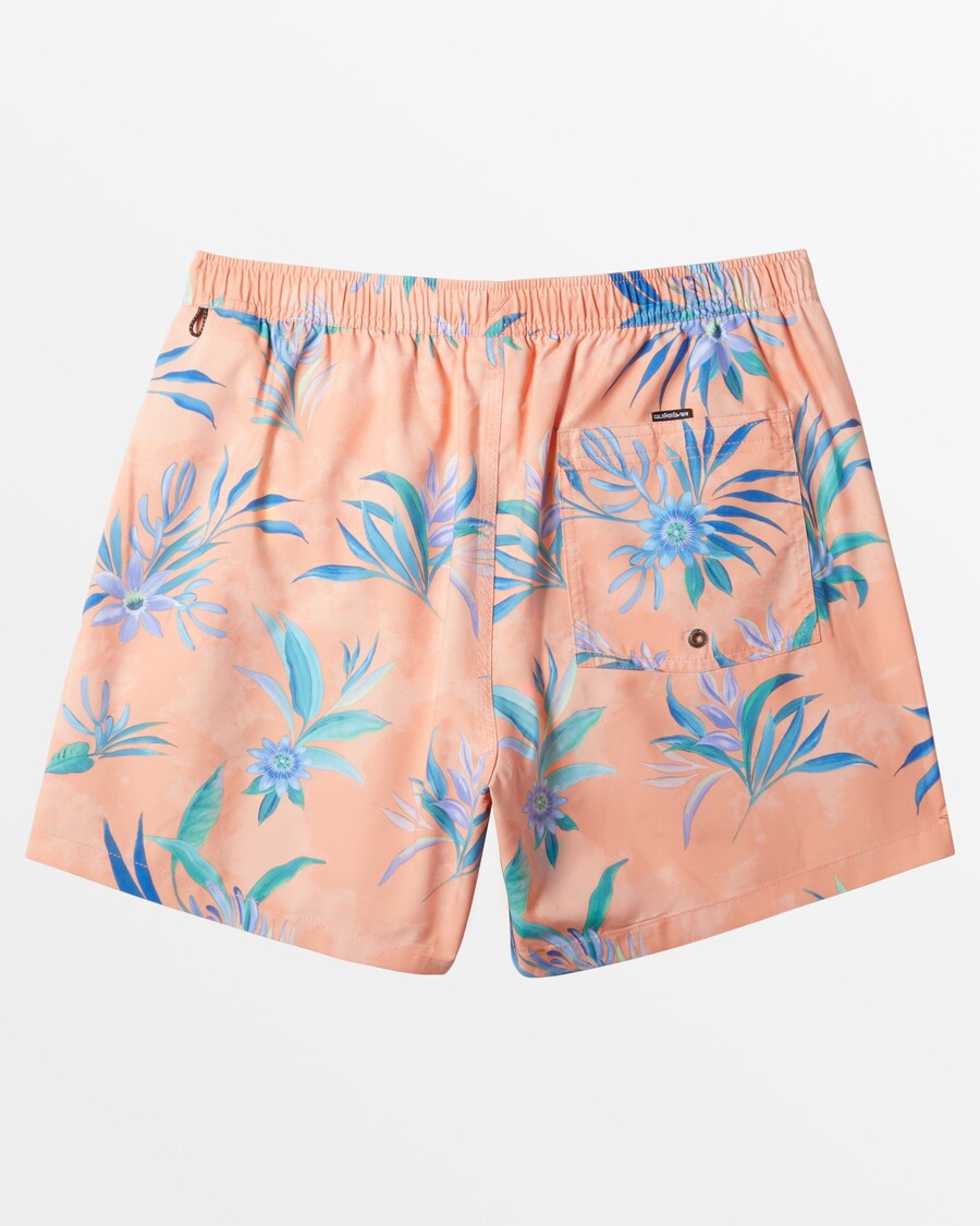 Quik Silver Everyday Mix 17" Swim Trunks - Papaya Punch