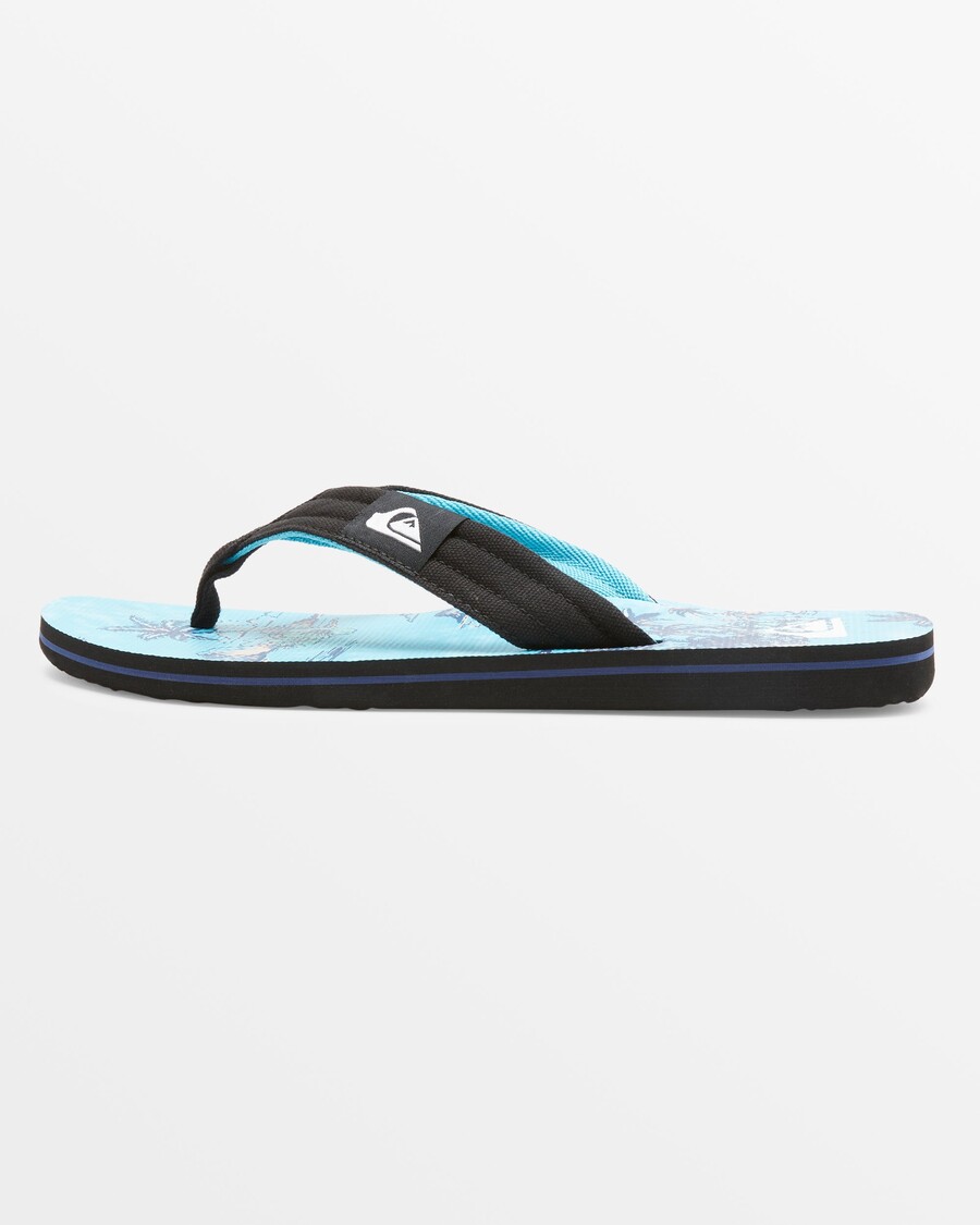Quik Silver Molokai Layback Sandals - Blue/Blue/Blue