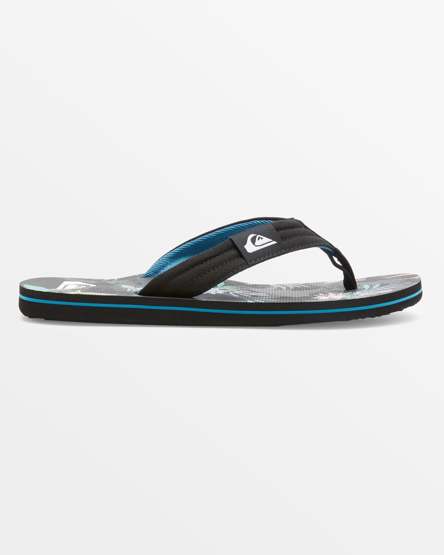 Quik Silver Molokai Layback Sandals - Black/Blue/Green