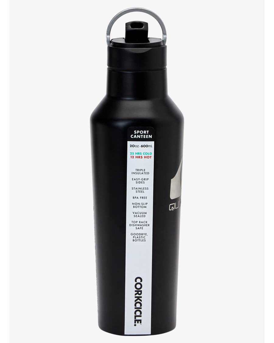 Quik Silver Quiksilver X Corkcicle Water Bottle - Black