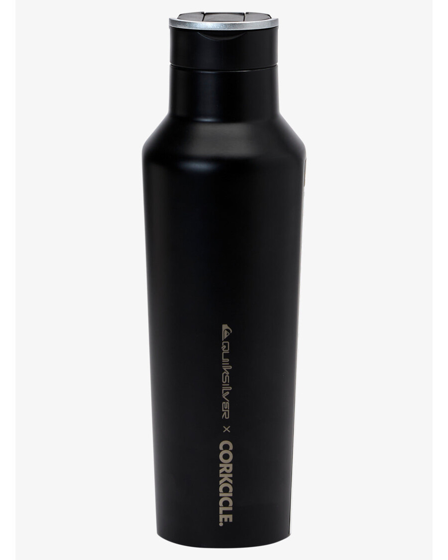 Quik Silver Quiksilver X Corkcicle Water Bottle - Black