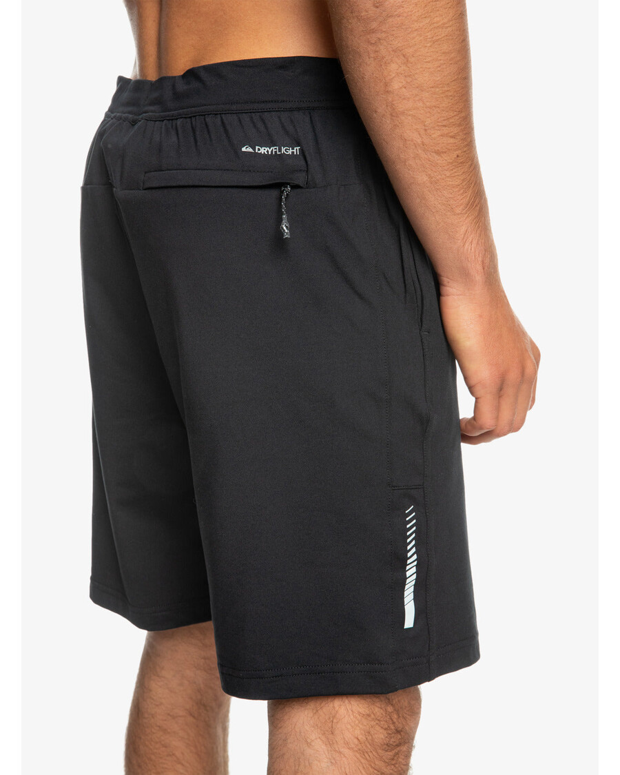 σορτς τεχνικής εκπαίδευσης σε πλέξη Quicksilver - αληθινό μαύρο