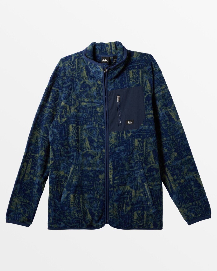 Quiksilver Clean Coasts Fleece Na Zips - Námorná Akadémia Nu Vintage