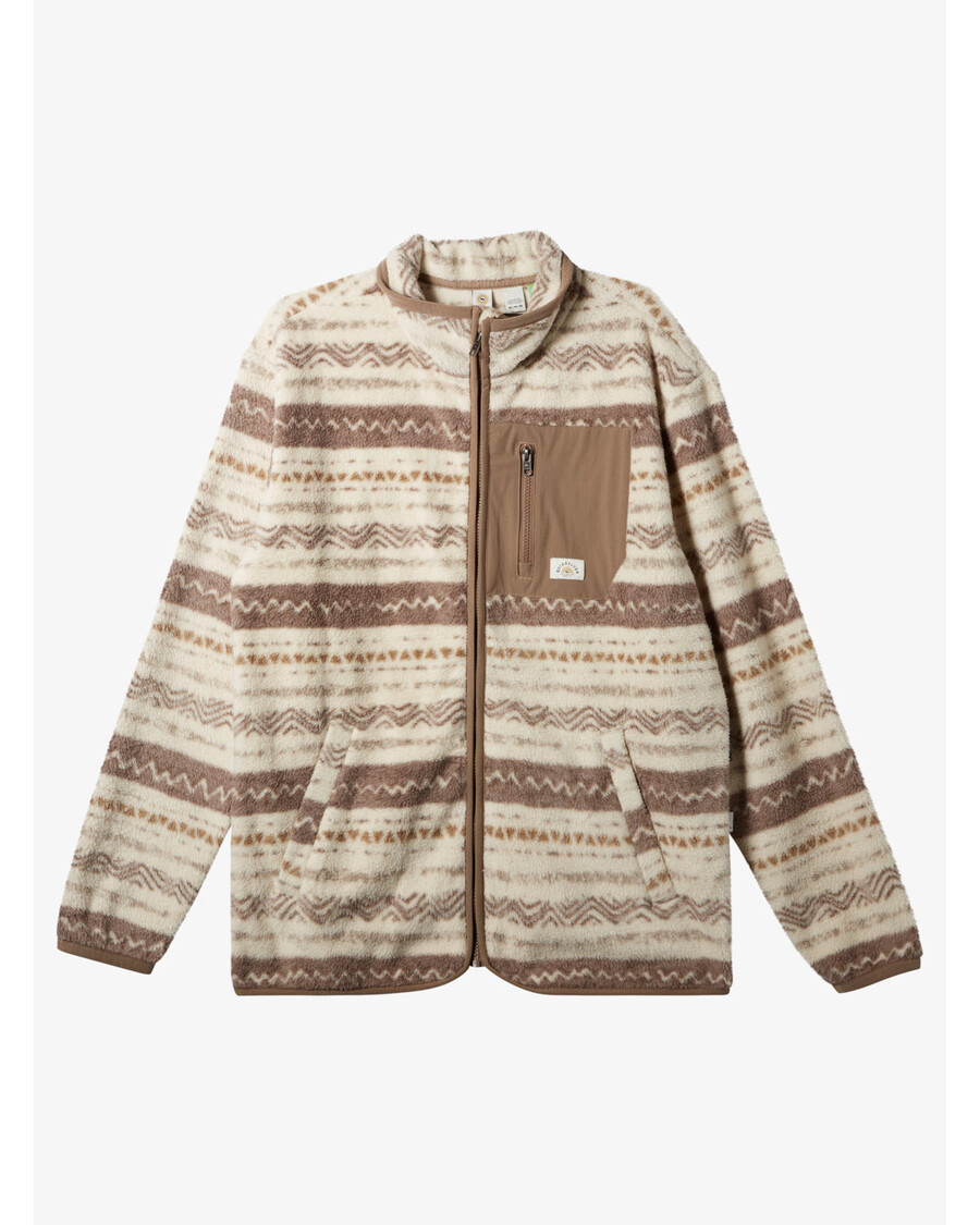Quiksilver Clean Coasts Bulu Zip-up - Birch Playa Mesa
