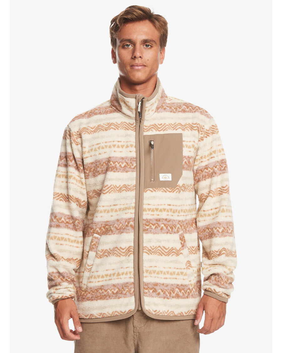 Quiksilver Clean Coasts Bulu Zip-up - Birch Playa Mesa