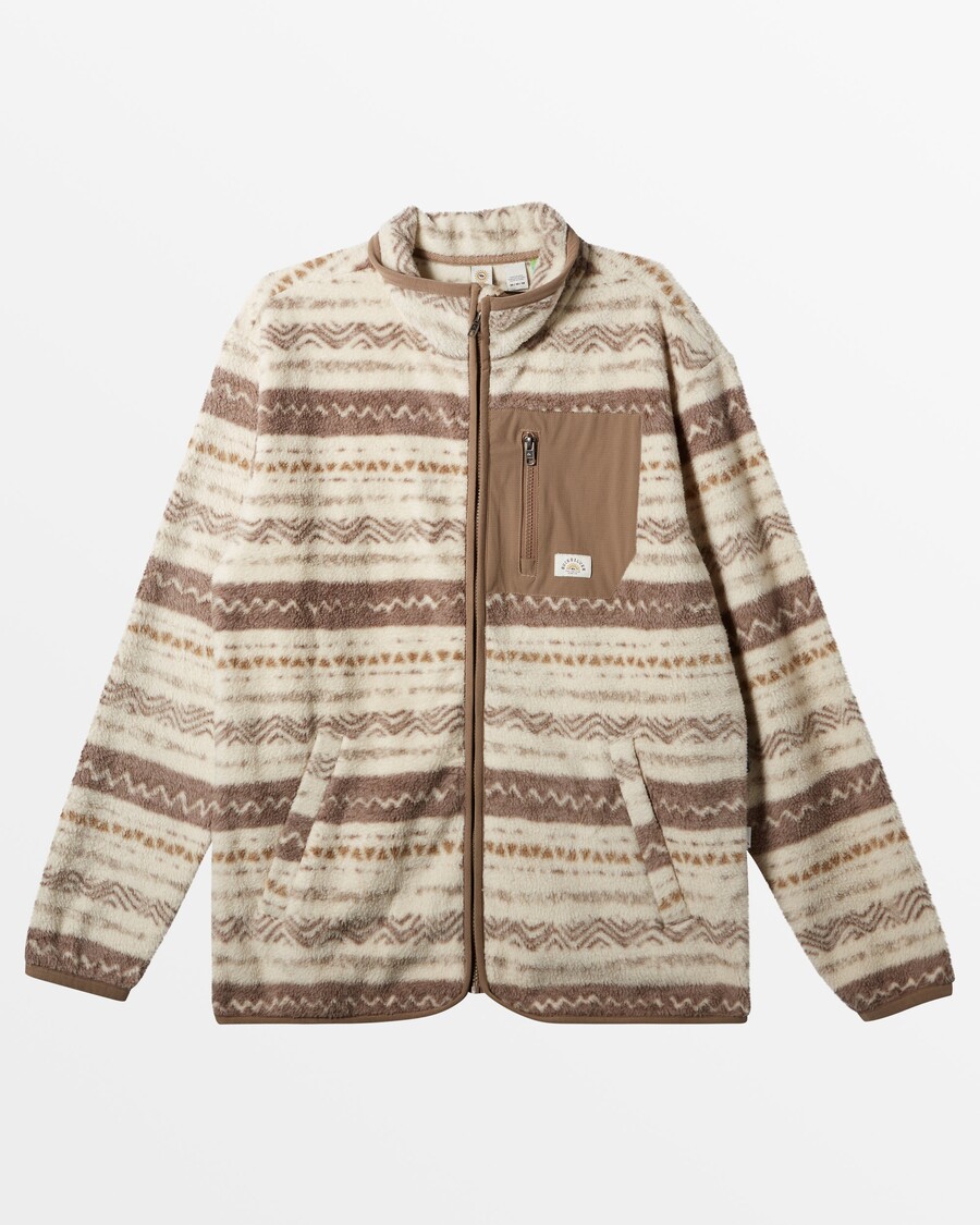 Quiksilver Clean Coasts Zip-up Fleece - Björk Playa Mesa