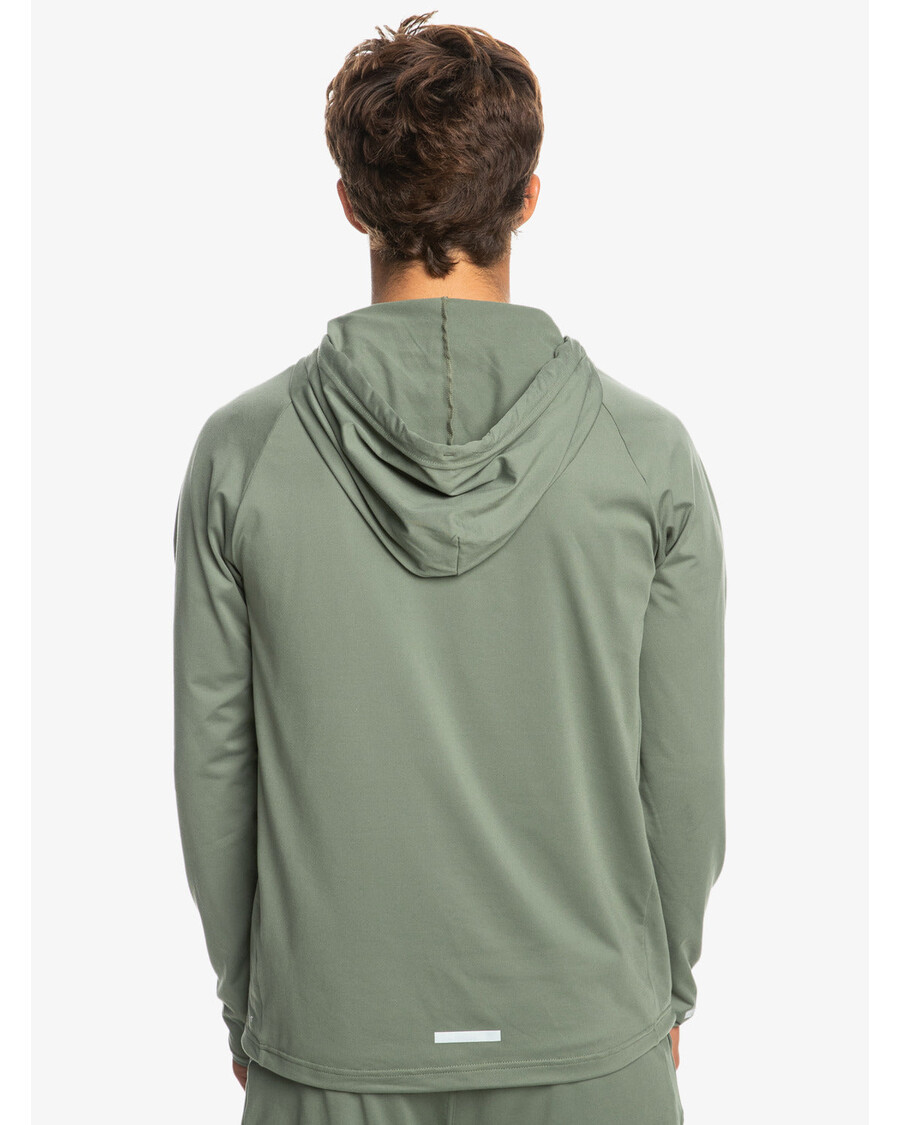 Quik Silver Knit Training Technical Zip Hoodie - Laurel Wreath