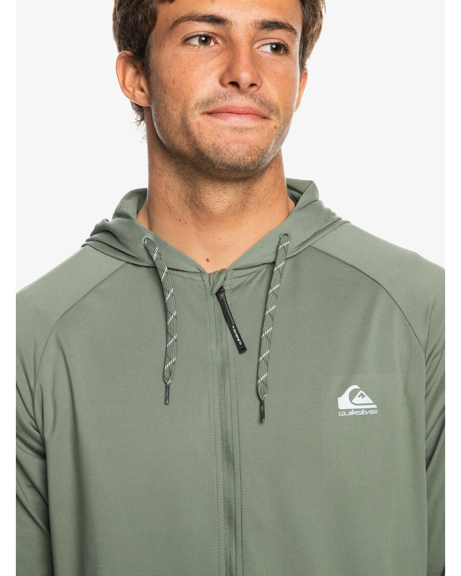 Quik Silver Knit Training Technical Zip Hoodie - Laurel Wreath