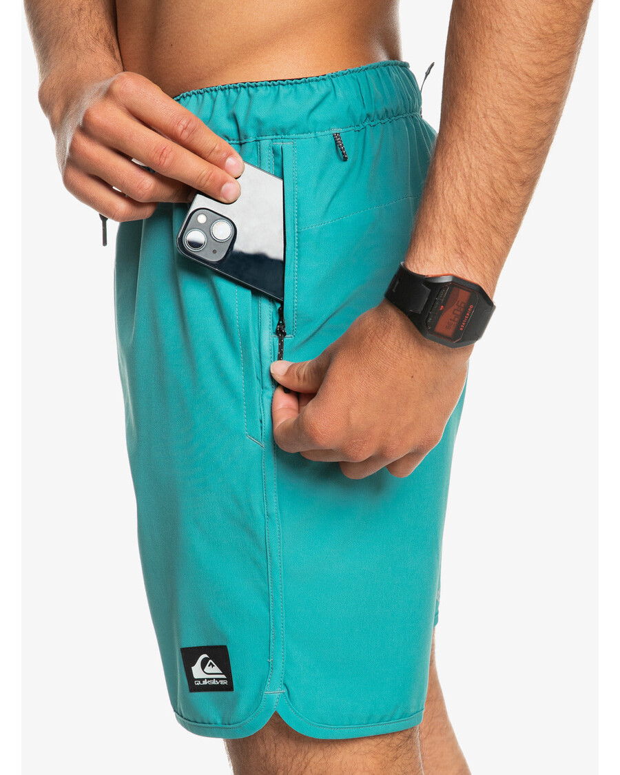 Quiksilver Omni Scallop 17" Obojživelné šortky - Brittany Blue