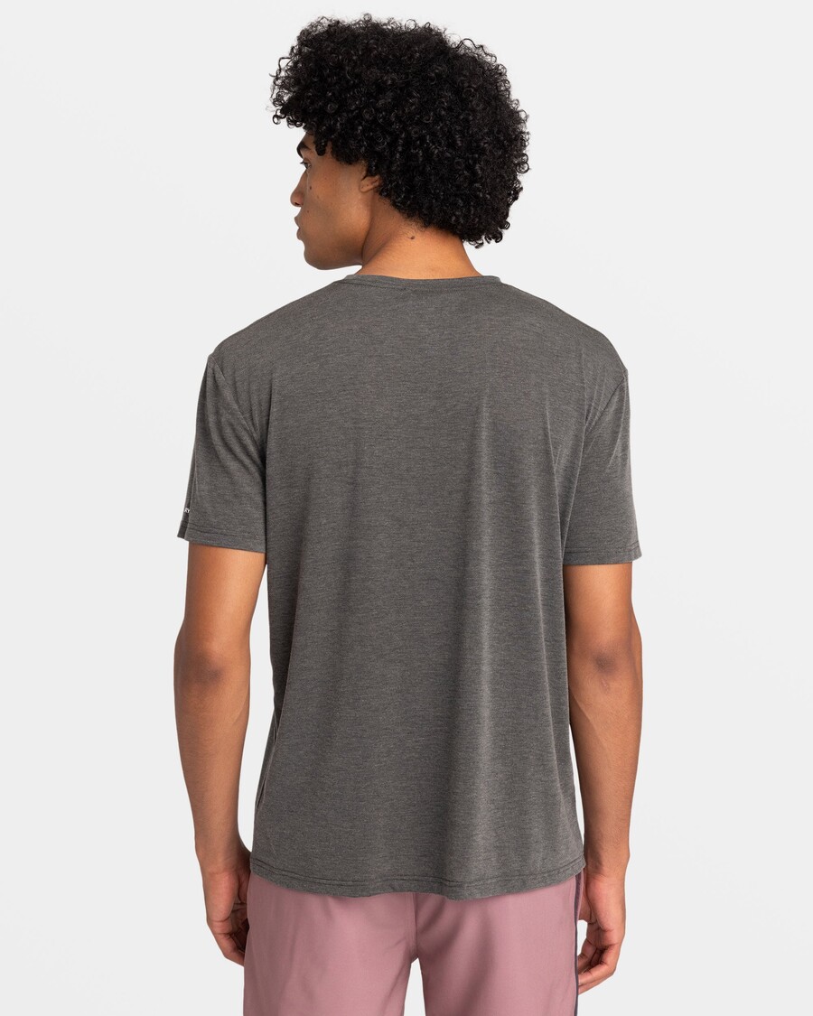 Quik Silver Coastal Run T-Shirt - Black Heather