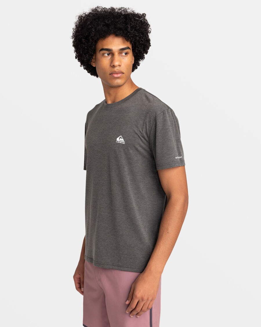 Quik Silver Coastal Run T-Shirt - Black Heather