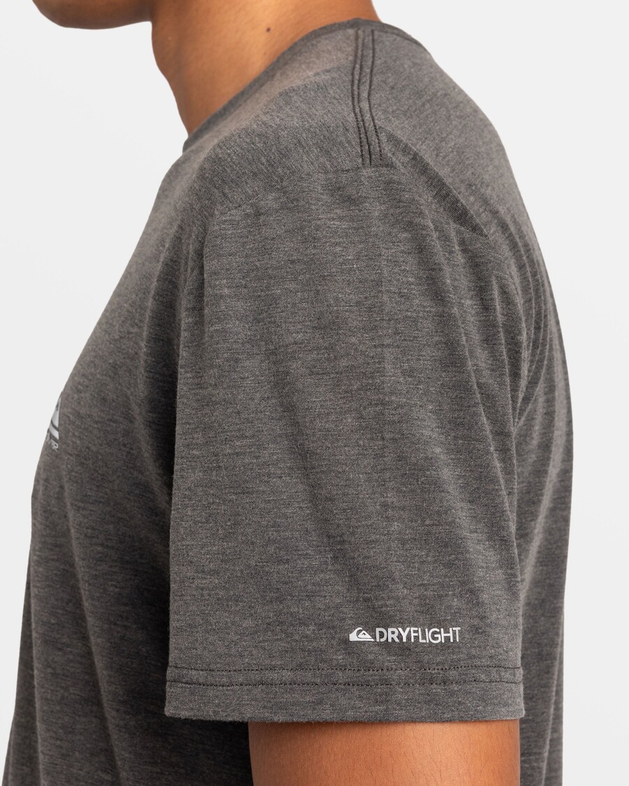 Quik Silver Coastal Run T-Shirt - Black Heather