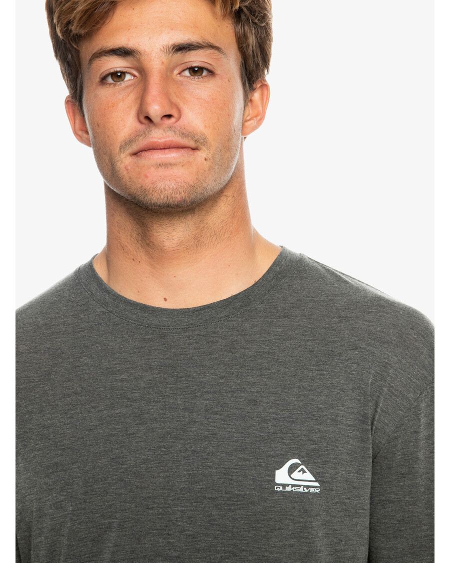 Quik Silver Coastal Run Long Sleeve T-Shirt - Black Heather