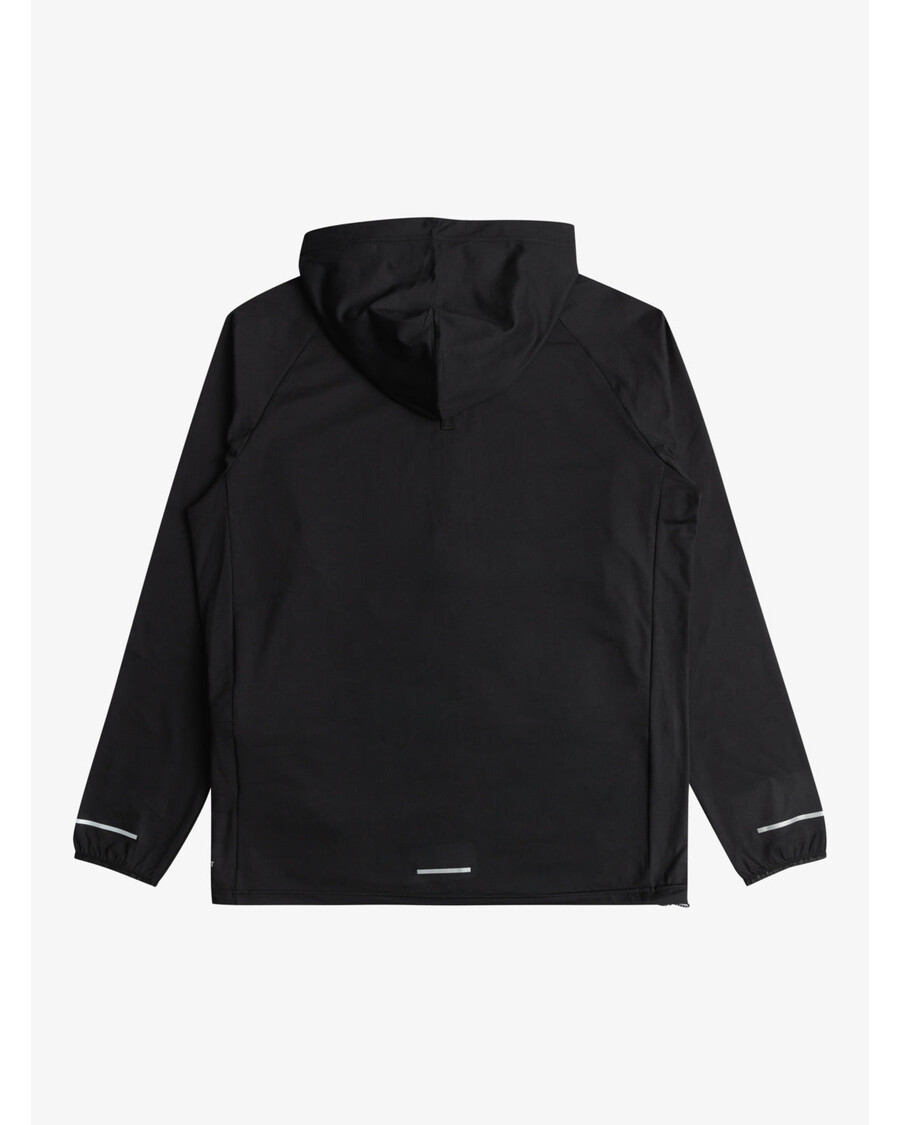 Quik Silver Knit Training Technical Zip Hoodie - Black