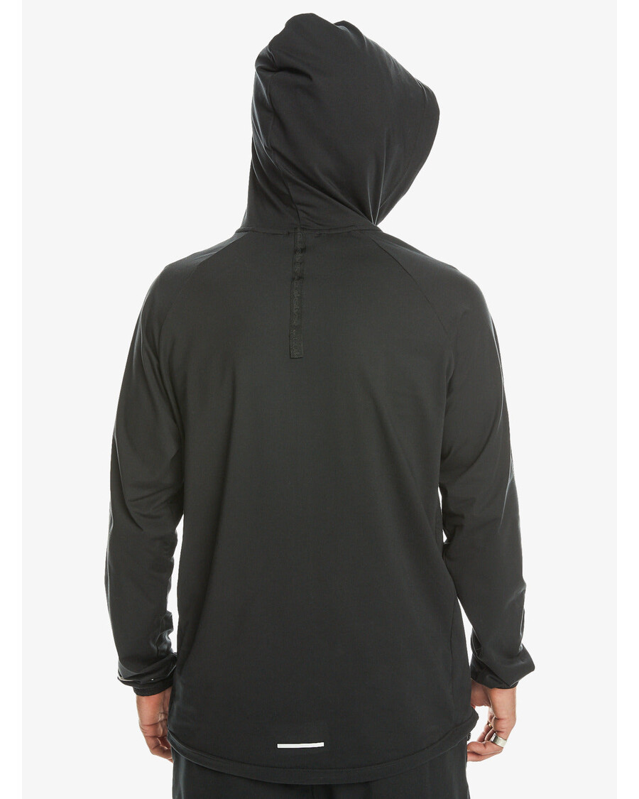 Quik Silver Knit Training Technical Zip Hoodie - Black
