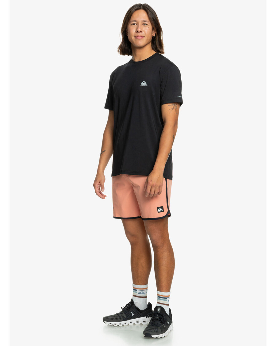 Quik Silver Omni Scallop 17" Amphibian Boardshorts - Canyon Clay