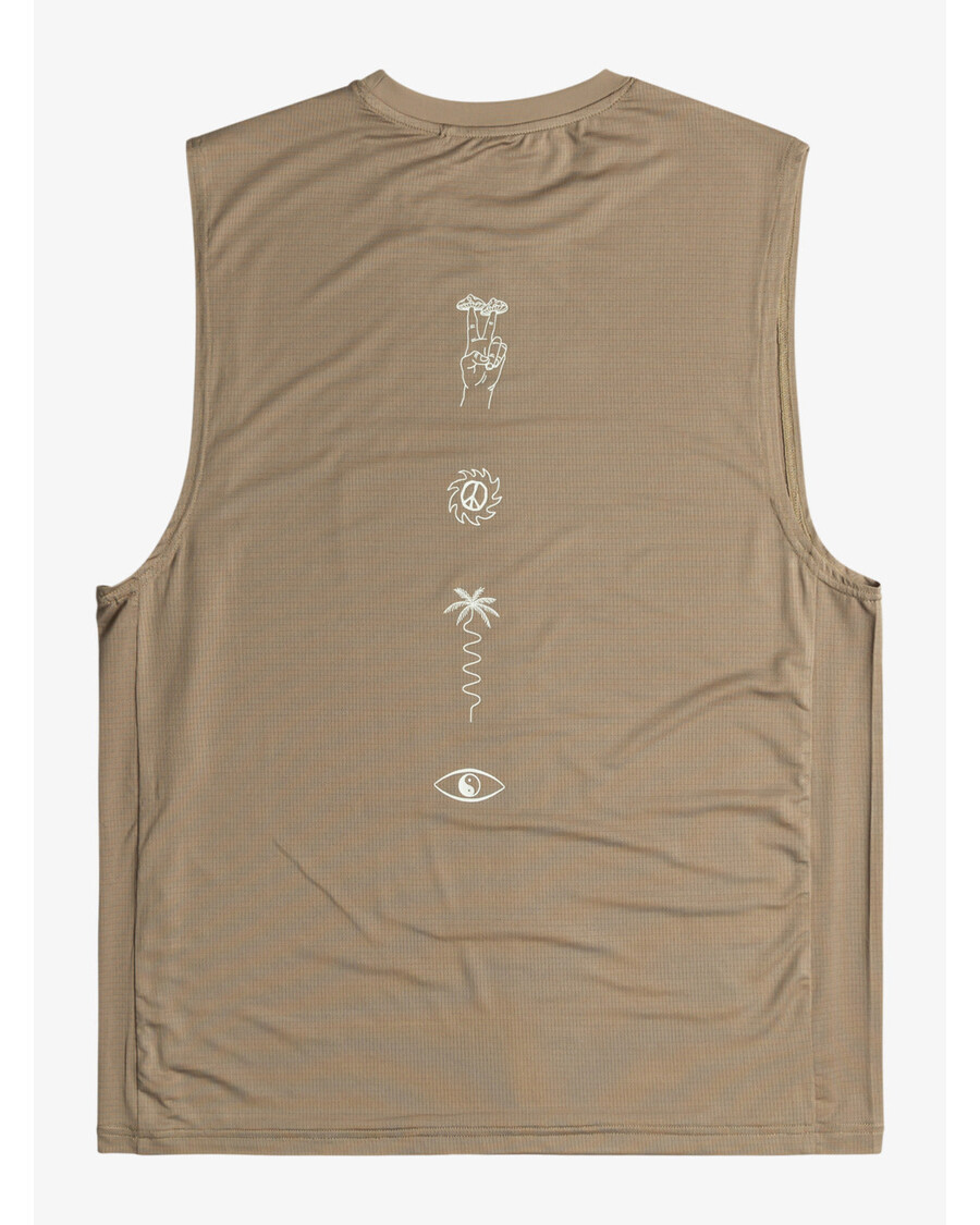 Quik Silver Lap Time Muscle Knit - Timber Wolf