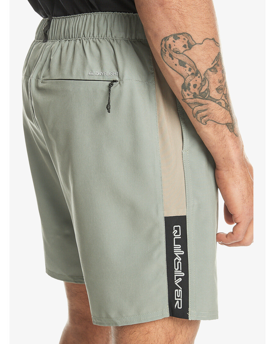 σορτς προπόνησης Quiksilver Omni 17" - θαλάσσιο σπρέι