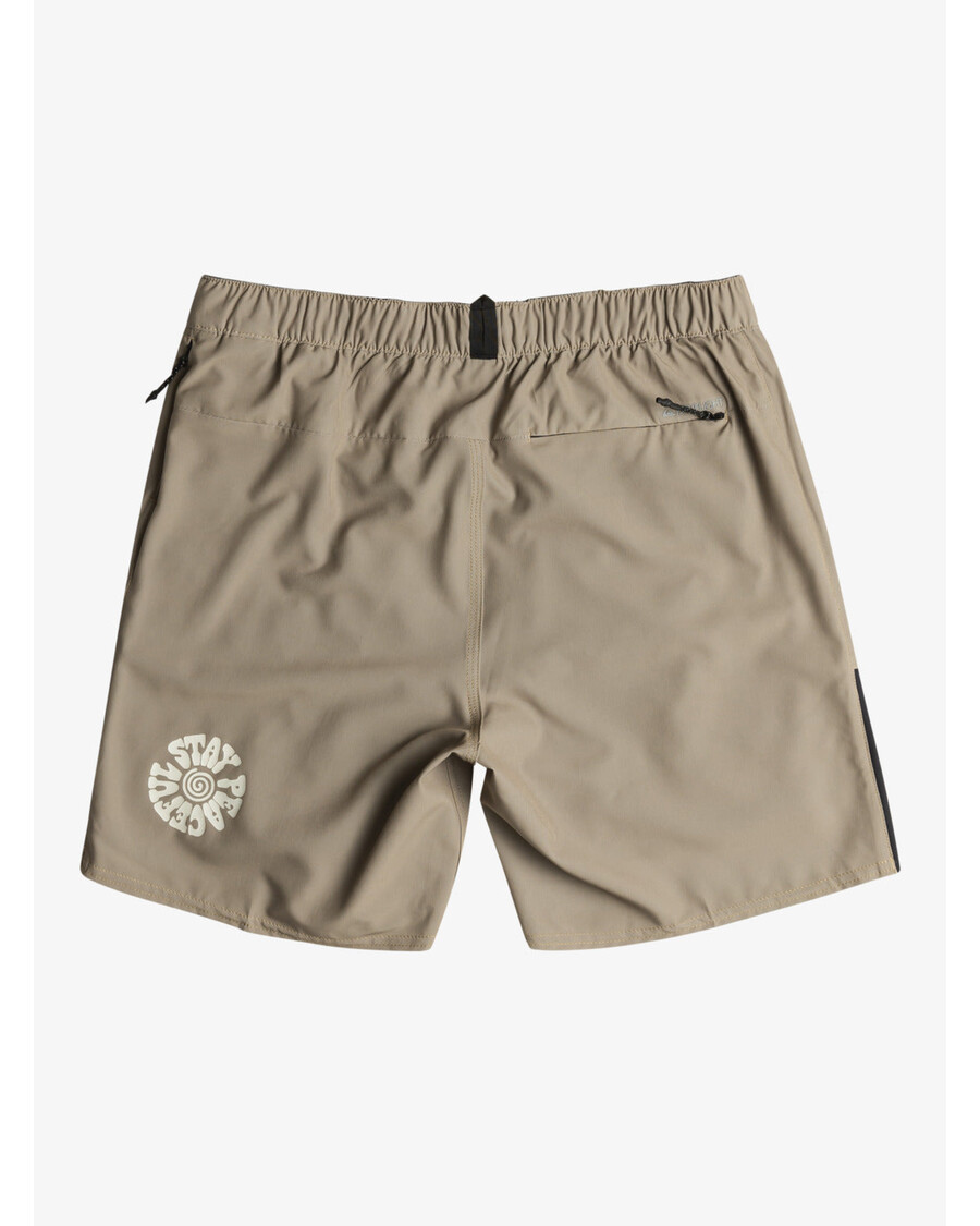 Kratke Hlače Za Trening Quiksilver Omni 17" - Timber Wolf