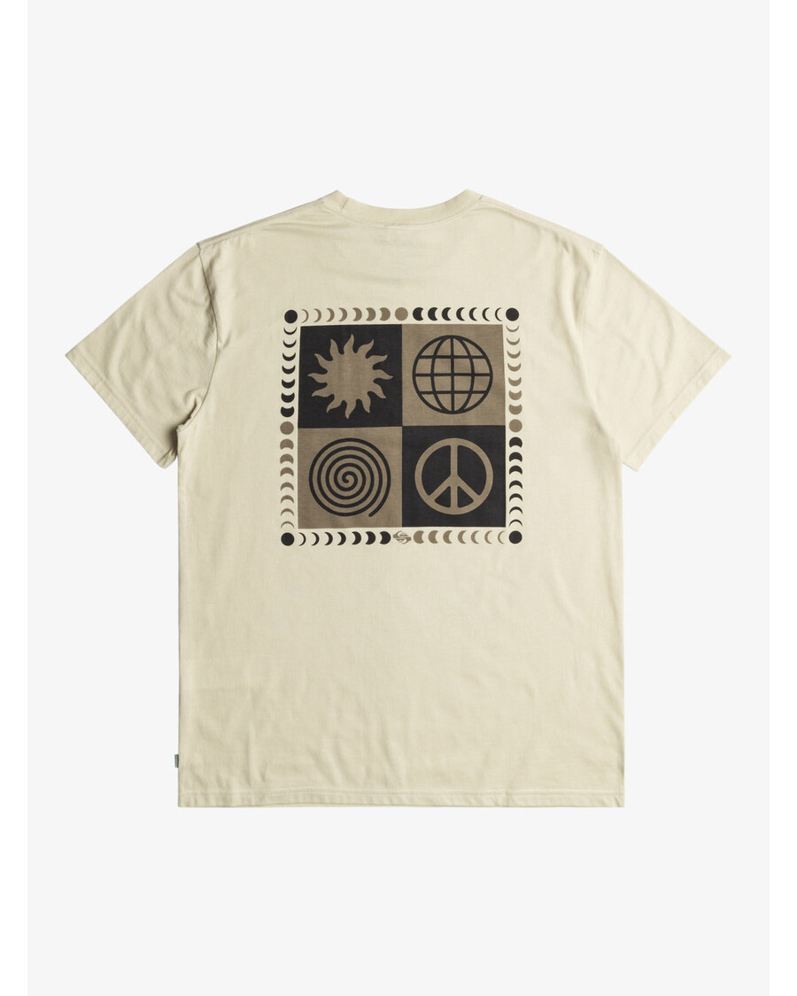 Quik Sølv Peace Phase T-skjorte - østers Hvit