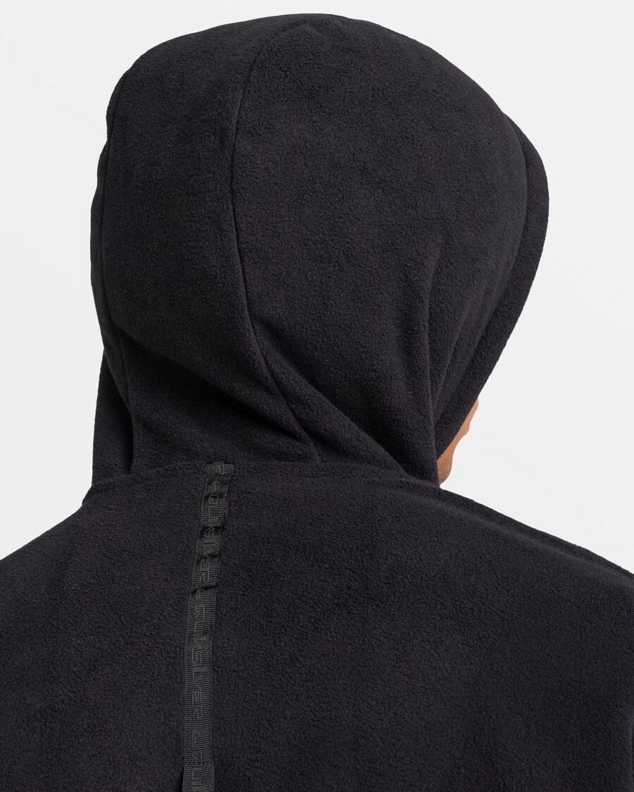 Quiksilver Sea Cliffs Pulover S Kapuco - črn