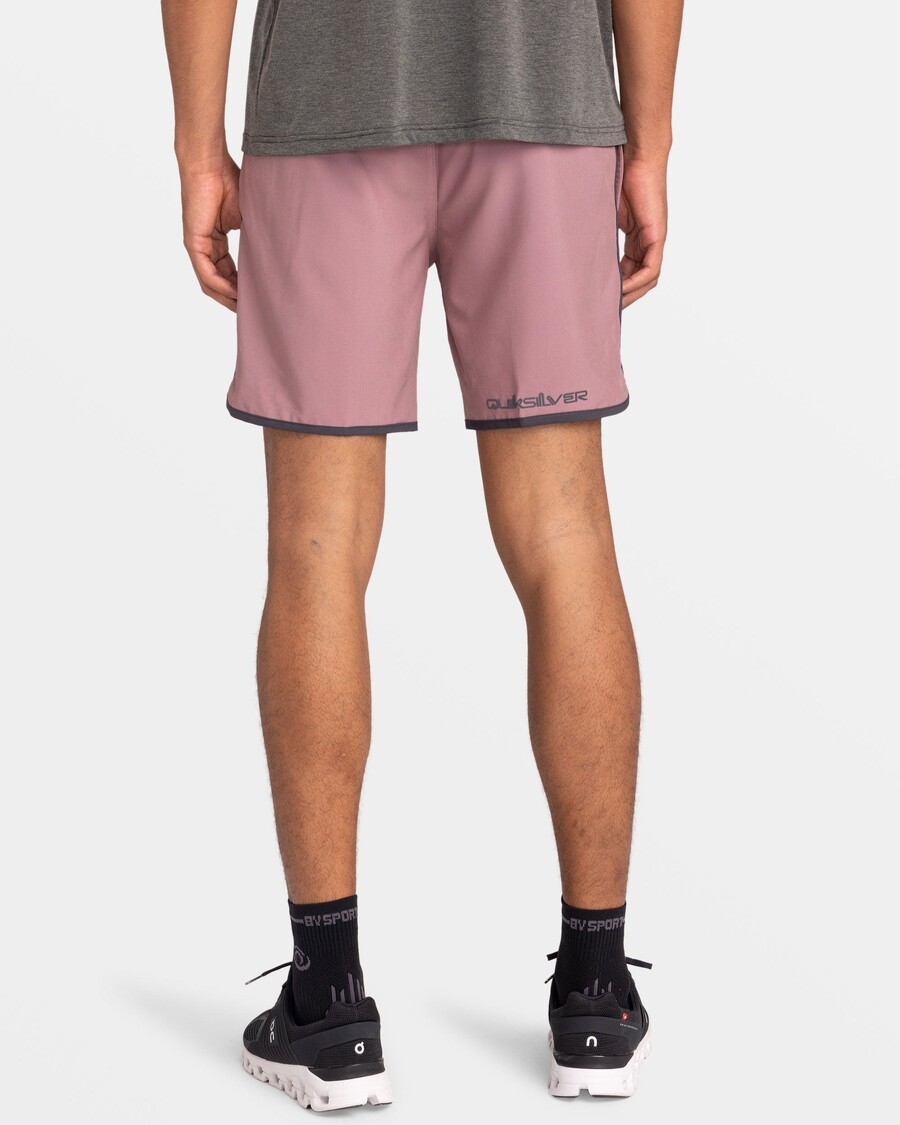 Calções De Banho Anfíbios Quiksilver Omni Scallop 17" - Grape Shake
