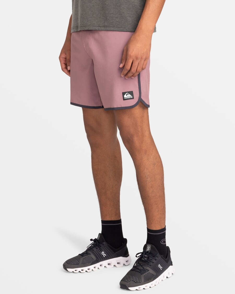 Calções De Banho Anfíbios Quiksilver Omni Scallop 17" - Grape Shake