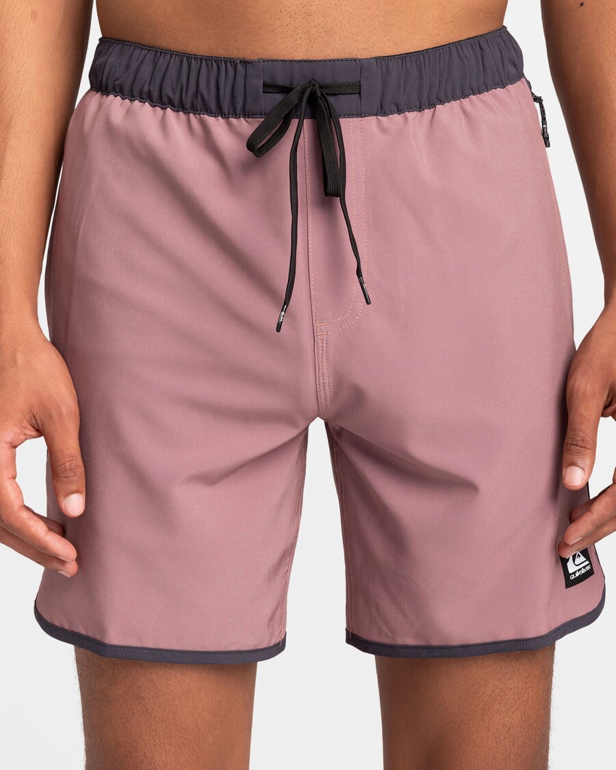 Calções De Banho Anfíbios Quiksilver Omni Scallop 17" - Grape Shake