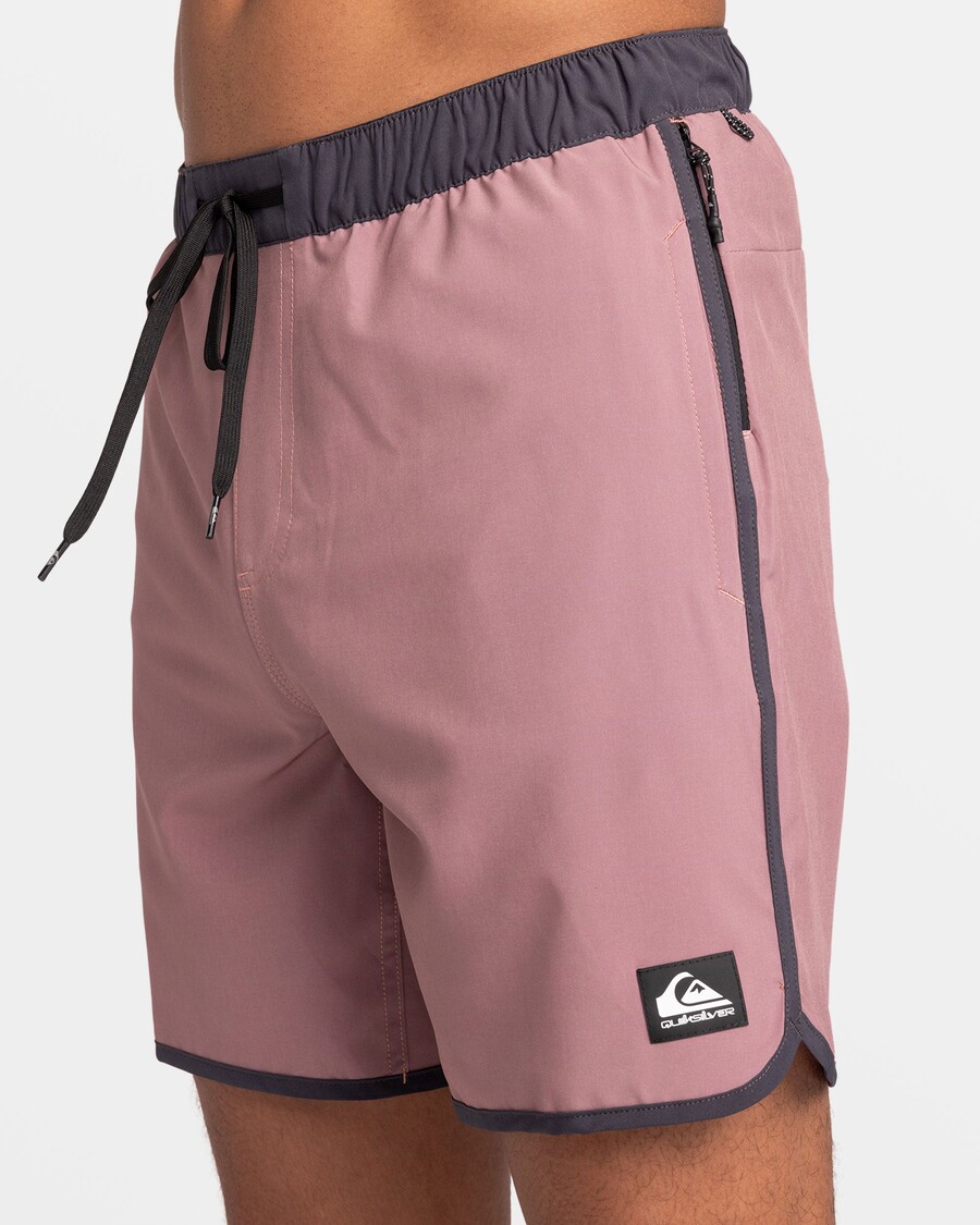 Calções De Banho Anfíbios Quiksilver Omni Scallop 17" - Grape Shake
