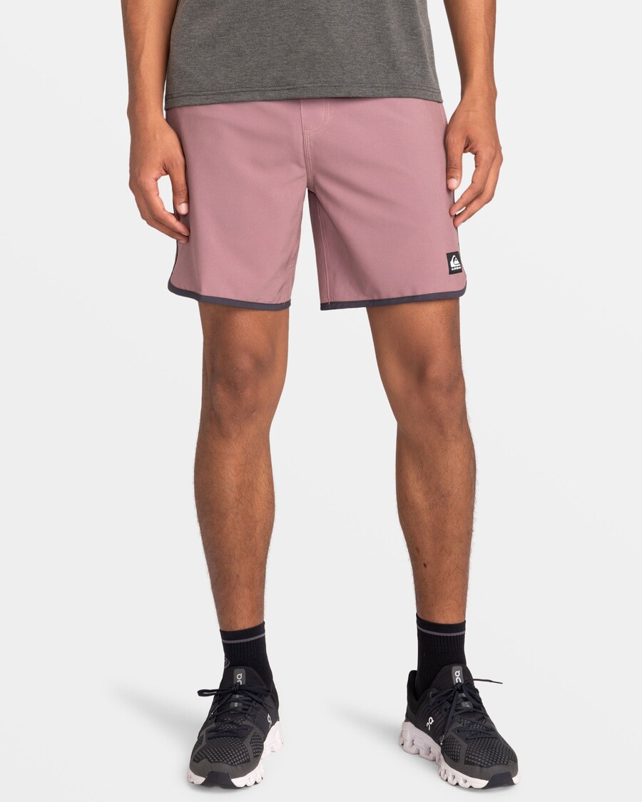 Calções De Banho Anfíbios Quiksilver Omni Scallop 17" - Grape Shake