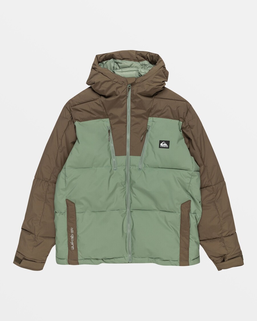 Puffer Jacket Quiksilver Nomad - θαλάσσιο σπρέι