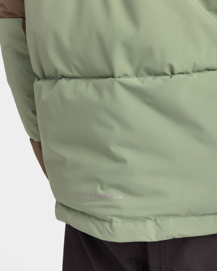 Puffer Jacket Quiksilver Nomad - θαλάσσιο σπρέι