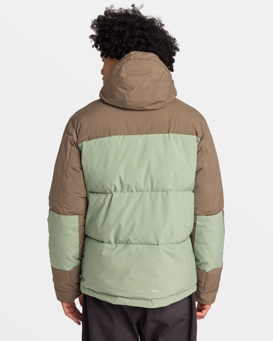 Puffer Jacket Quiksilver Nomad - θαλάσσιο σπρέι