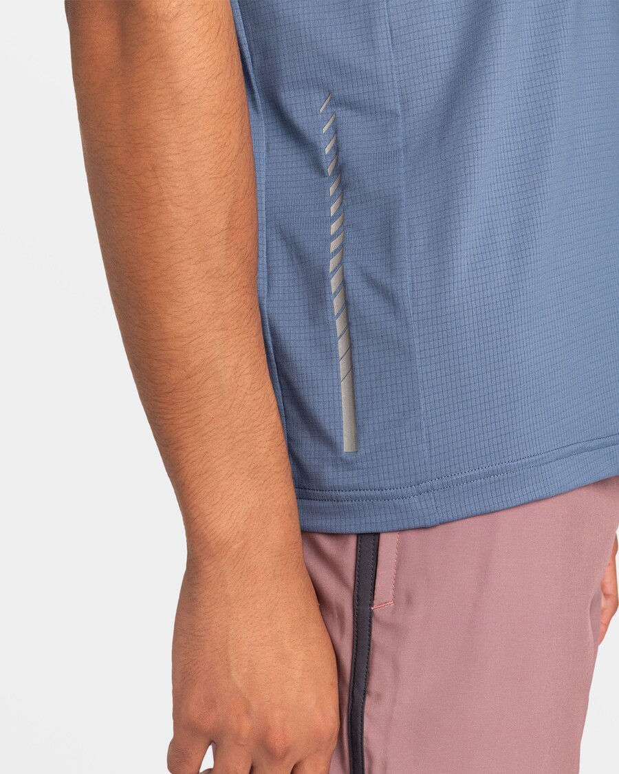 Quik ασημί μπλουζάκι Lap Time - Vintage Indigo