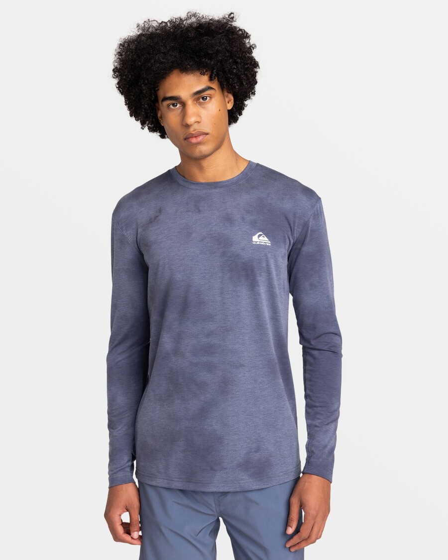 Camiseta Manga Longa Quik Silver Shore Run - Shore Run Ls Vintage Indigo