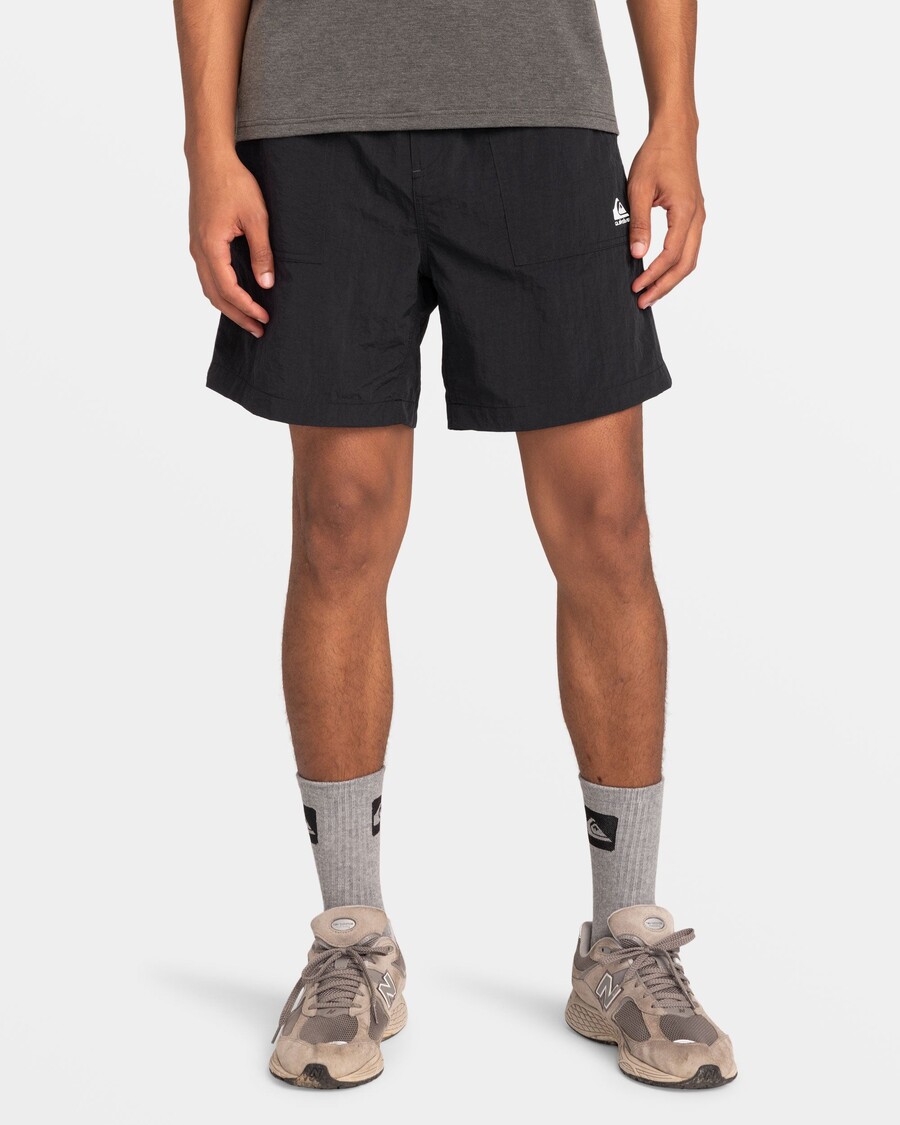 Shorts Quicksilver Run Emshore 18" - Preto