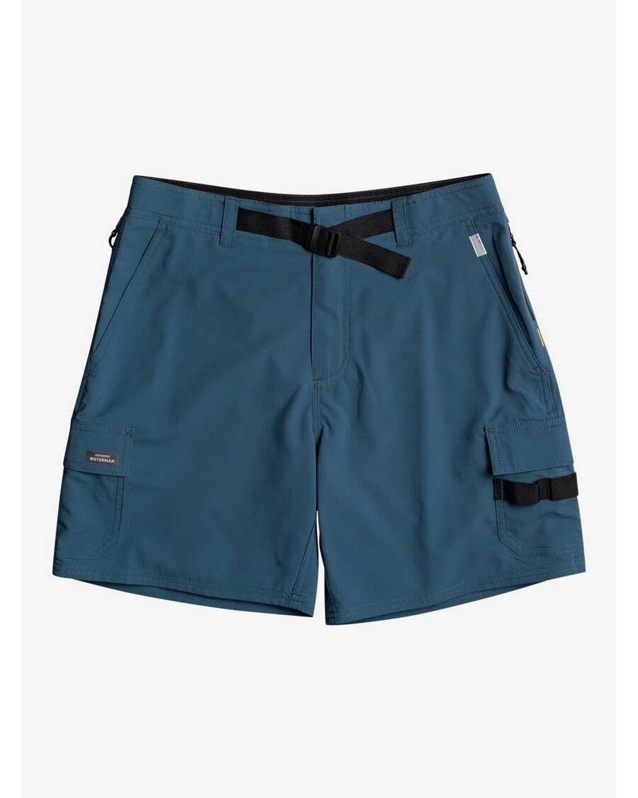 Kratke Hlače Quiksilver Waterman Azimuth Amphibian 18" - Ponoćno Plava