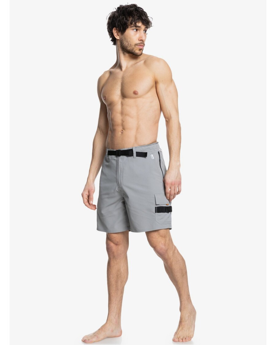 Quiksilver Waterman Atsimuutti Amphibian 18" Shortsit - Tornin Harmaa