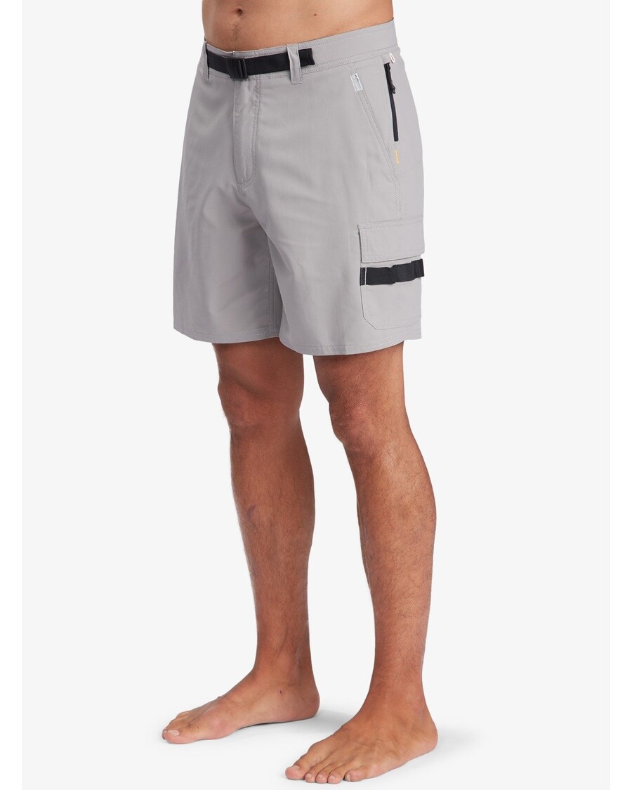 Quiksilver Waterman Atsimuutti Amphibian 18" Shortsit - Tornin Harmaa