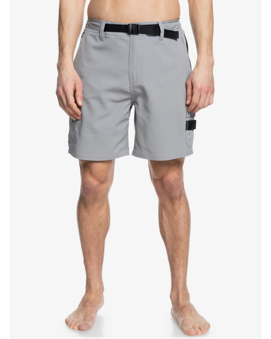 Quiksilver Waterman Atsimuutti Amphibian 18" Shortsit - Tornin Harmaa